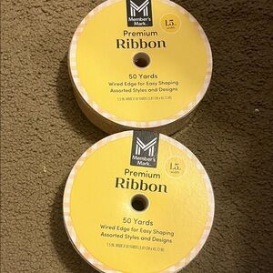 Yellow Premium Ribbon - 50 Yards